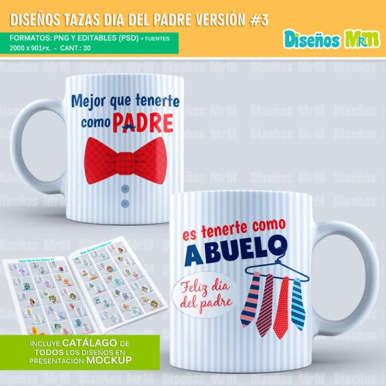 DIA DEL PADRE PARA SUBLIMAR TAZONES MUGS