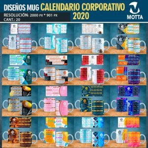 Dise O Taza Calendario Corporativo Para Sublimar