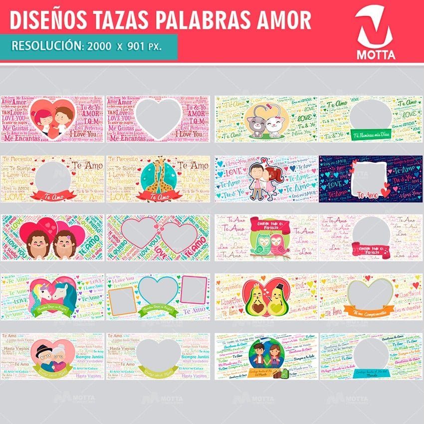 Featured image of post Plantillas Para Sublimar Tazas De Amor Para sublimar tazas se recomienda el uso de un perfil de color que ajustar tu impresora con tintas de sublimaci n para que los colores en el articulo final sean v vidos y fieles a tu imagen digital la instalaci n es muy sencilla