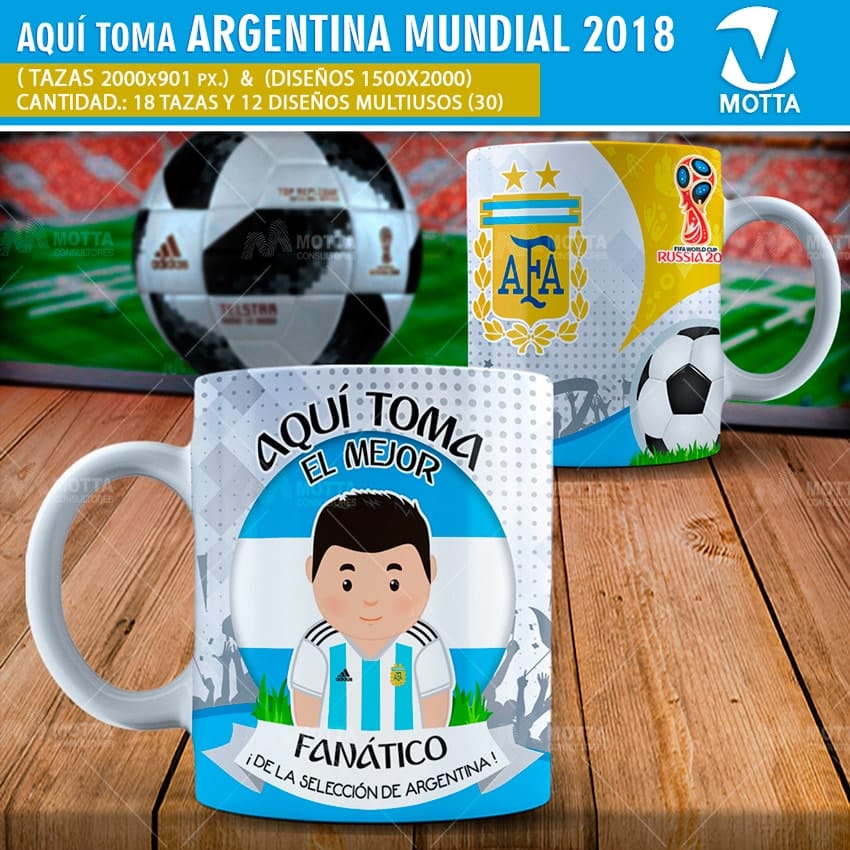 DISEÑOS AQUÍ TOMA HINCHA DE ARGENTINA FIFA 2018