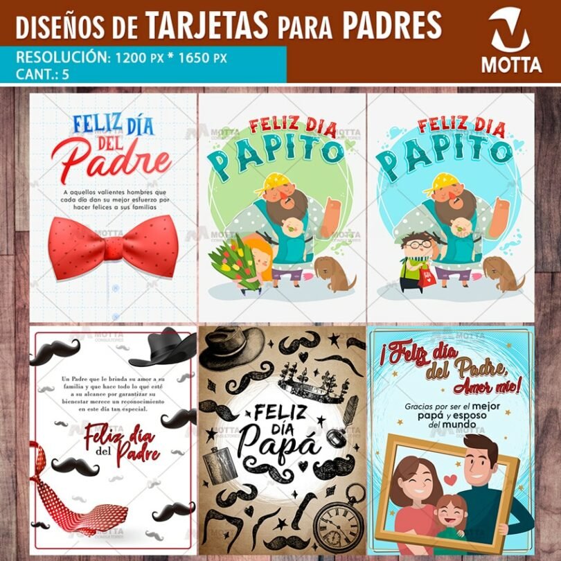 Diseños Gratis de Tarjetas para Día del Padre