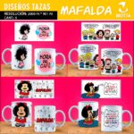 ▷ Diseños Plantillas para Sublimar Tazas de Mafalda, SubliPlantillas