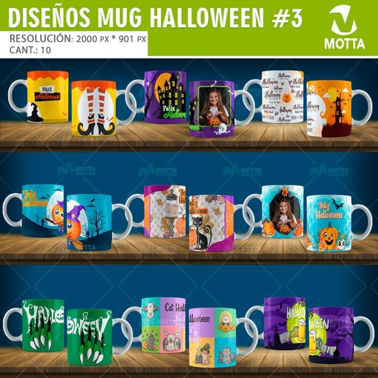 DISEÑOS PARA TAZAS DE HALLOWEEN 3 Motta Consultores