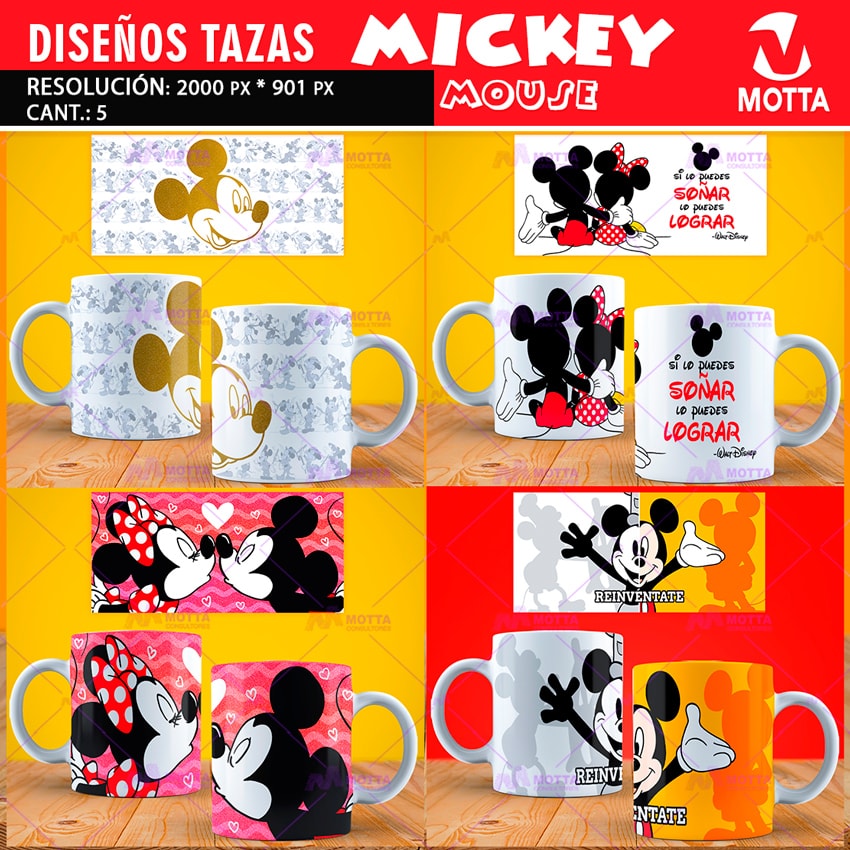 Taza diseño de Mickey Mouse Disney 
